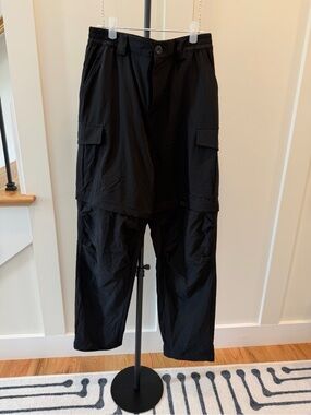 Women's Black Cargo Utility Pants #395